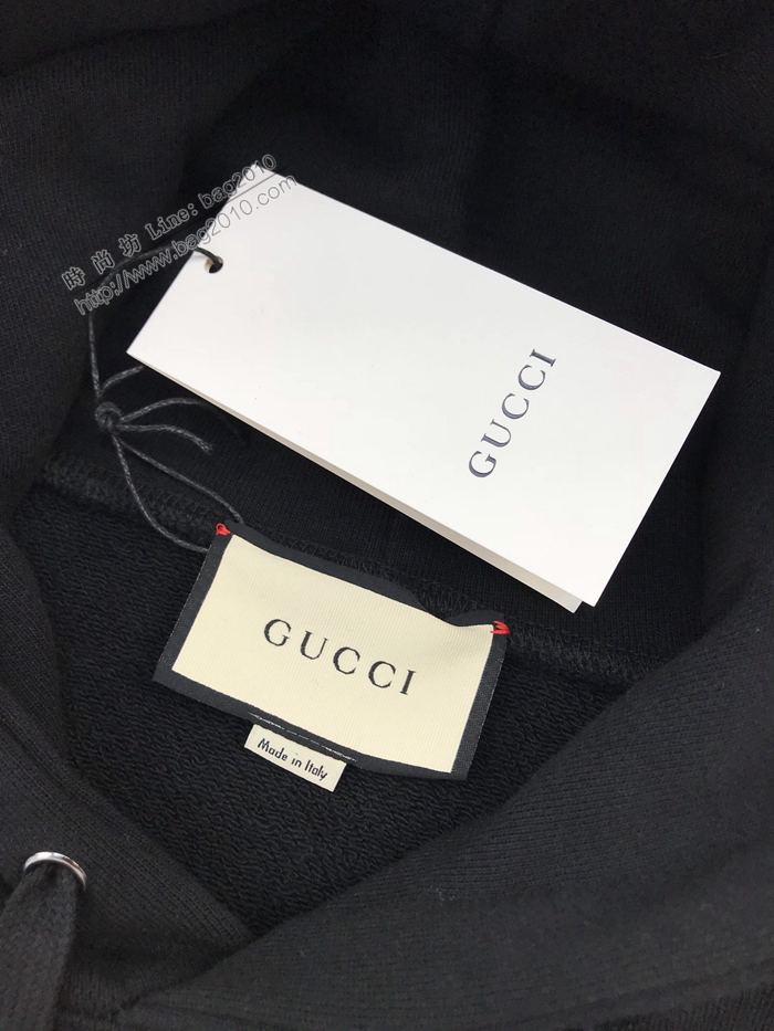 Gucci男裝 古奇2020最新爆款LIBERTY花卉印花連帽衛衣 男女同款  ydi3220